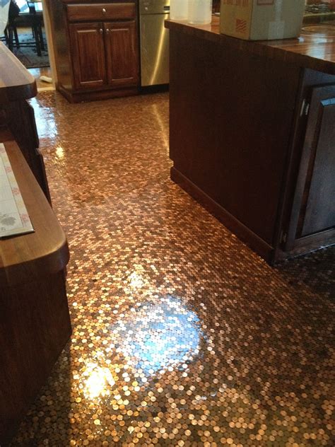 Kitchen Floor Made Out Of Pennies – Clsa Flooring Guide