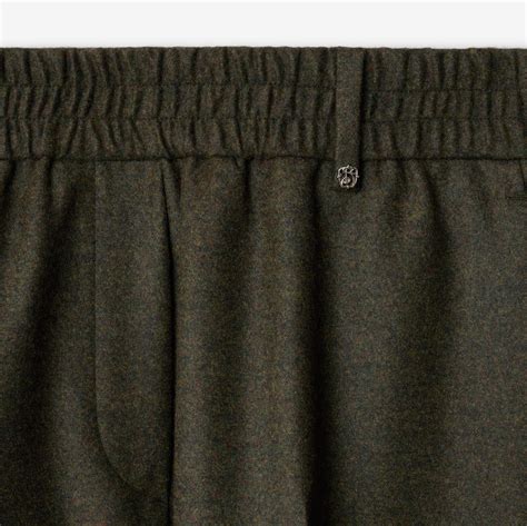 Wool Trousers in Furrow - Women | Burberry® Official