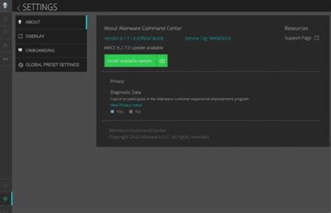 Image result for Alienware Command Center Over Clock