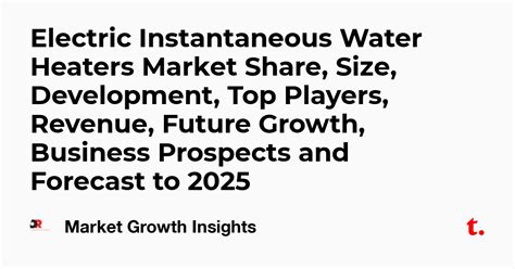 Electric Instantaneous Water Heaters Market Share, Size, Development ...