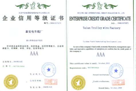 泰安市科技型中小企业证书