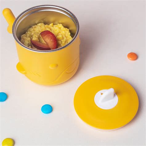 Keep Warm Stainless Steel Feeding Cup Yellow 200 ml Online - Premium ...