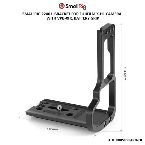 SmallRig 2240 L-Bracket for FUJIFILM X-H1 Camera with VPB-XH1 Battery ...