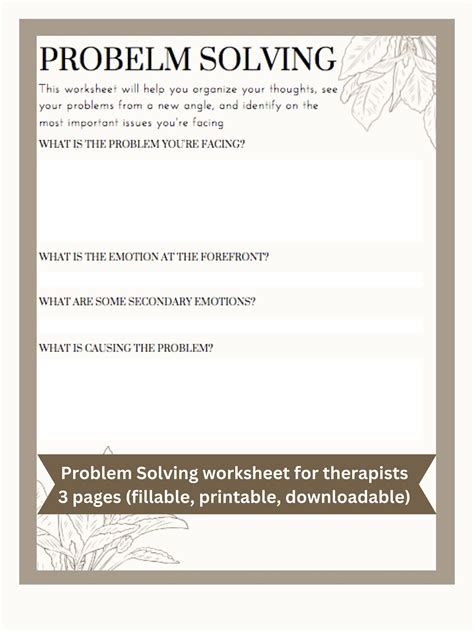 Problem Solving Group Therapy Activities 的图像结果