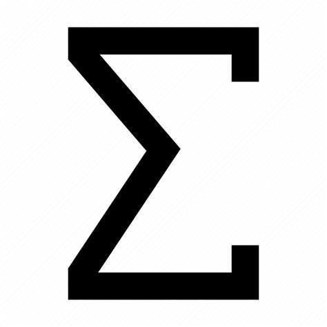 Math, sigma, summation, symbol, functions, addition, formula icon ...