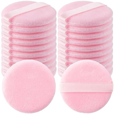 Buy Rhe Cosmetics Medium Cotton Soft Puff - Baby Pink(Round) Online