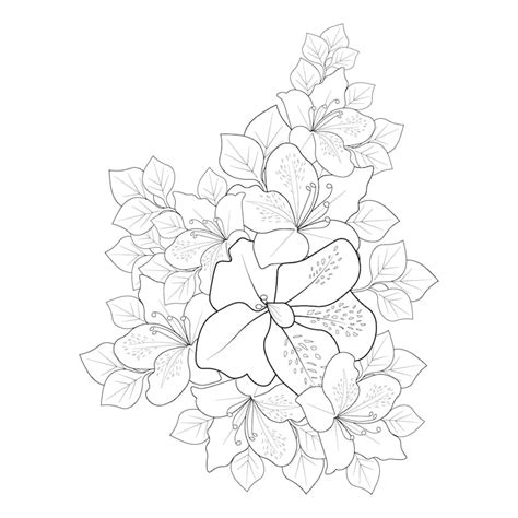 Page 47 | Black white flower coloring page Images - Free Download on ...
