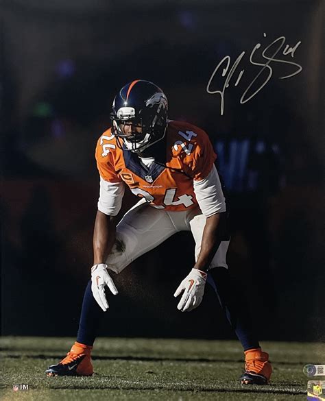 Champ Bailey Signed Denver Broncos 16×20 Photo Beckett – Denver Autographs