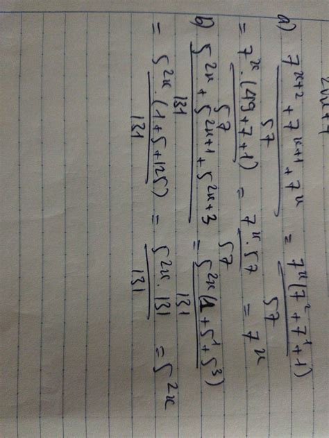 (7(x 2) 7(x 1) 7x )/57= [5(2x) 5(2x 1) 5(2x 3) ]/131