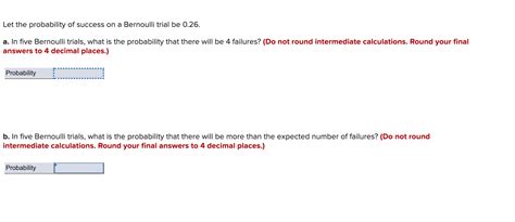 Image result for Bernoulli Trials Probability Questions