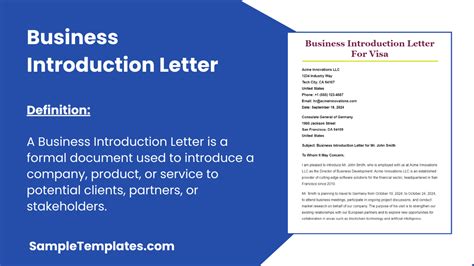 Letter of Business Introduction Sample 的图像结果