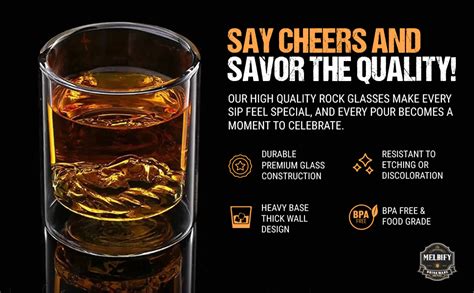 Melbify Gold Animal Combo Whiskey Glass Gift Set | 4 ps Set | 300 ML ...