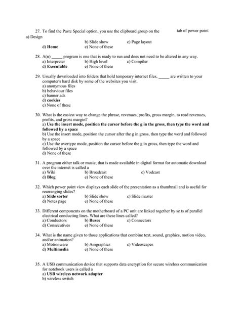 PC Question Answer 的图像结果