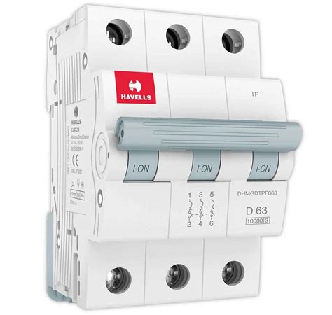 Havells Euro-Ii 63A Three Pole D Curve Mcb, Dhmgdtpf063 : Amazon.in ...