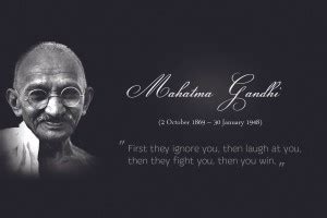 Mahatma Gandhi Thought Wall Sticker Poster|Poster For Living room ...