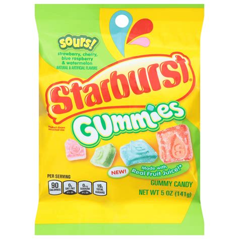 STARBURST Gummies Sours Gummy Candy (5 oz) Delivery or Pickup Near Me ...