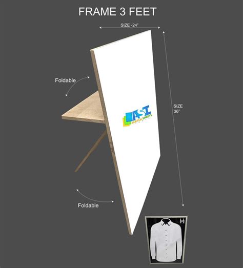 Wooden Base Clothing Projection Frame 32x24 inch – acrylicsheetsindia