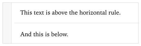 Image result for Horizontal Rule HTML