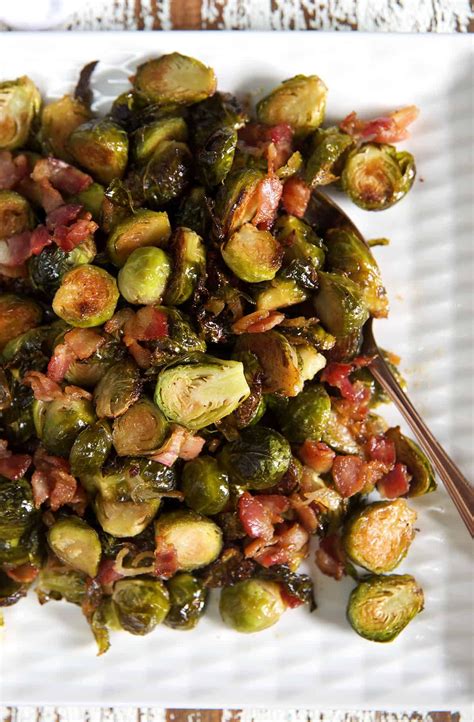 how to cook brussel sprouts with bacon and maple syrup