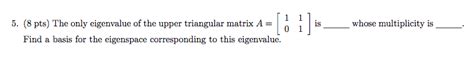 Image result for Upper Triangular Eigenvalue Formula
