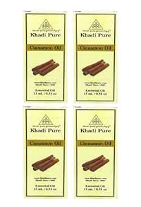 Khadi Pure Herbal Cinnamon Essential Oil | Warming & Stimulating ...