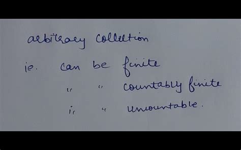What does arbitrary mean in this theorem ...does this mean infinite ...
