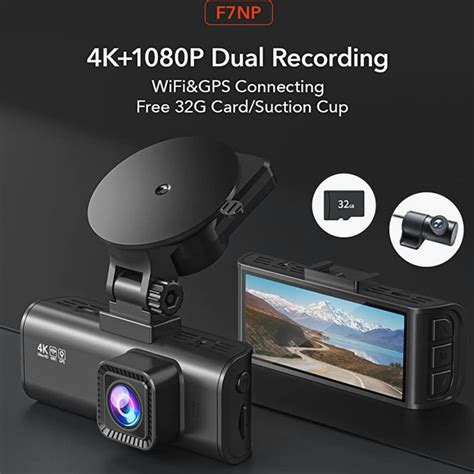 REDTIGER Dash Camera 4K Front and Rear Dash Cam | Ubuy India