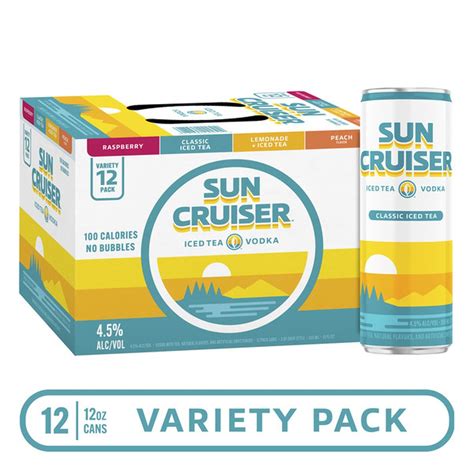 Sun Cruiser Iced Tea Vodka Variety Pack (12 fl. oz. Can, 12pk.) (12 ct ...