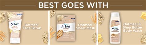 Buy St. Ives Soothing Oatmeal & Shea Butter Body Lotion,100% Natural ...