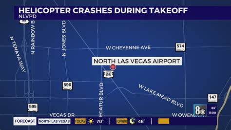 Helicopter crashes during takeoff at North Las Vegas Airport; no ...
