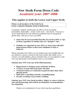 Business Dress Code | pdfFiller