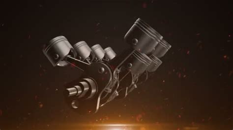 Animation Footage Four Cylinders Engine Animation Seamless Loop — Stock Video © bifftenon #340207464