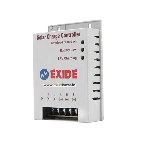 Exide 12V/24V 10A PWM Solar Charge Controller