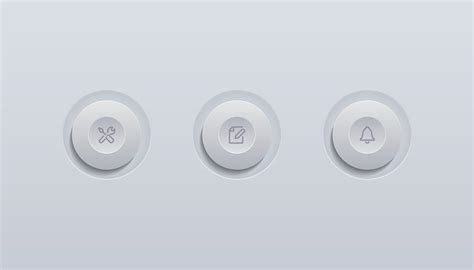 UI buttons vector design with minimal icon 16895800 Vector Art at Vecteezy