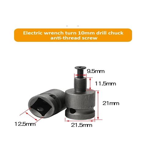 JPT 1/2 Inch Square Drive To 20UNF Drill Chuck Socket Adapter Impact W