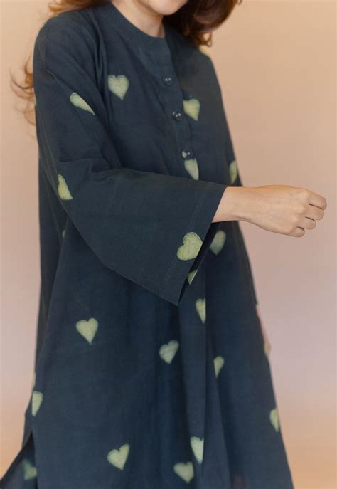 Indian Ethnic Women's Ayaat Green Dabu Cotton Anti-Fit Kurta – THE ...