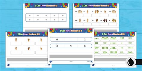 Counting, Ordering and Matching Numbers to 20 Adapted Work Activities