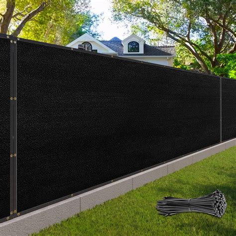 Amazon.com : Palace World 6' x 50' Black Fence Privacy Screen ...