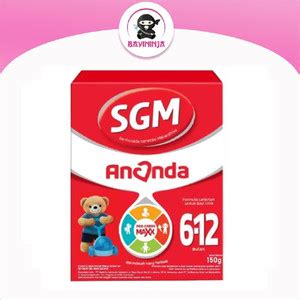 Jual SGM Ananda 6 to 12 Bulan Susu Formula Lanjutan Box 150 g - Jakarta ...
