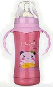 Adeka Double Wall Insulated Kids Stainless Steel, Anti Colic Feeding ...