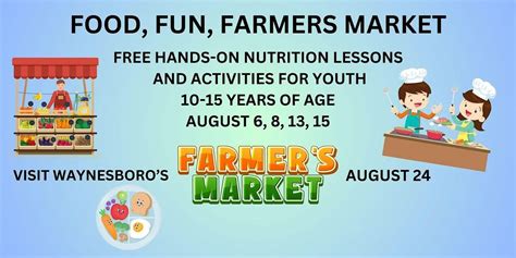 FOOD, FUN, FARMERS MARKET, Alexander Hamilton Memorial Free Library ...