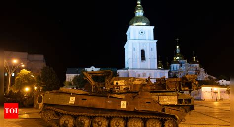 kyiv Drone Strike: Russia targets Kyiv in drone strike ahead of NATO ...