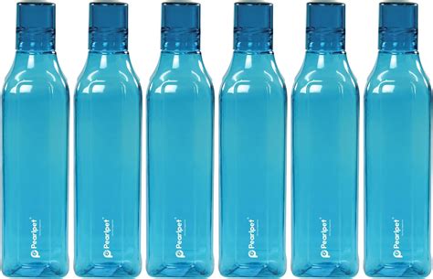 PEARLPET Topaz BPA-Free Plastic Water Bottle Set |Lightweight, Leak ...