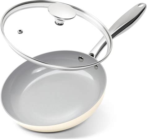 Amazon.com: MICHELANGELO Frying Pans Nonstick with Lid - 8 Inch Small ...