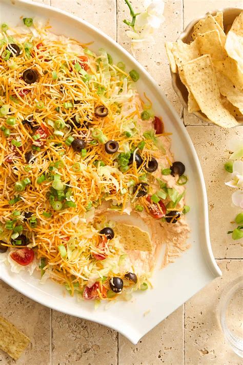Taco Dip Easy Taco Dip Recipe - Party Dip | We Are Not Martha
