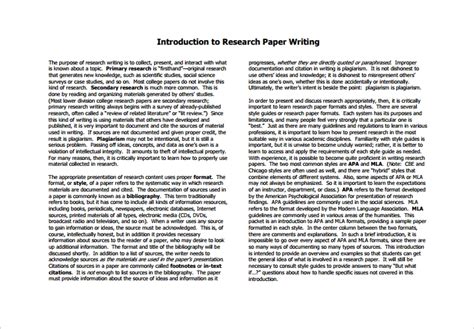 Image result for Research Paper Introduction Example
