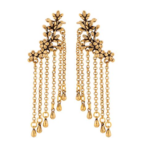 Fringes Dramatic Statement Cuff Earrings – VOYLLA