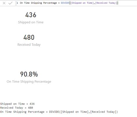 Dividing Count of one Visual by the Count of a Sec... - Microsoft ...