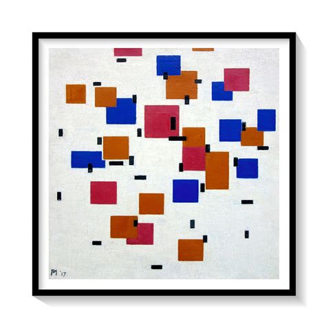 Buy Composition in colour A by Piet Mondrian Online India at Best Price ...