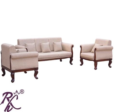 SOLID WOOD RAJASTHANI SOFA SET 5 SEATER - RAJ HANDICRAFT